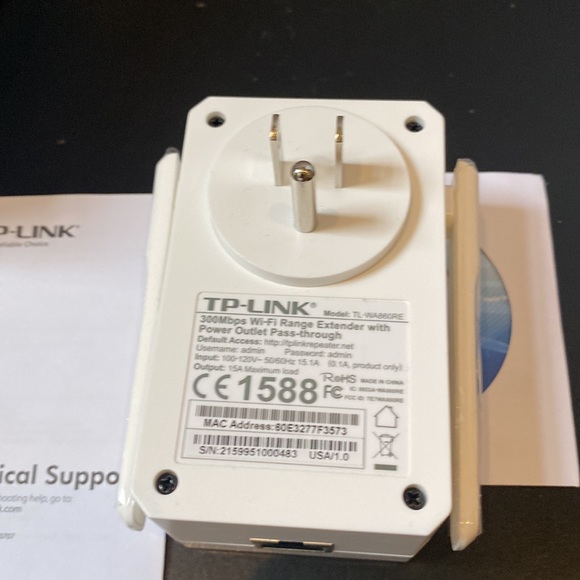TP-Link Wi-Fi extender N300 extend Wi-Fi save a power outlet new open box - Picture 11 of 11